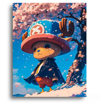 One Piece Sad Tony Chopper - Anime Paint By Numbers Kit