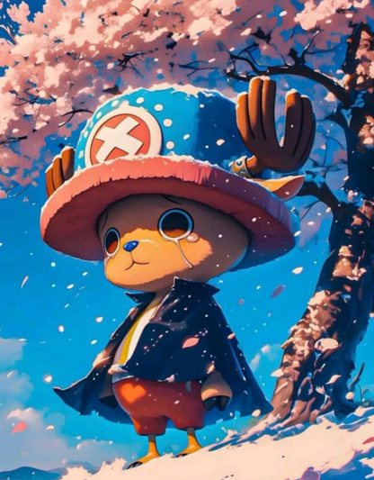 One Piece Sad Tony Chopper - Anime Paint By Numbers Kit