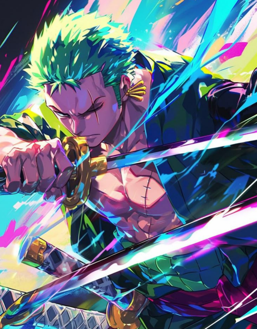 One Piece Zoro Life Fight – Anime Paint By Numbers Kit